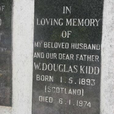 KIDD W. Douglas 1893-1974