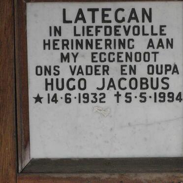 LATEGAN Hugo Jacobus 1932-1994