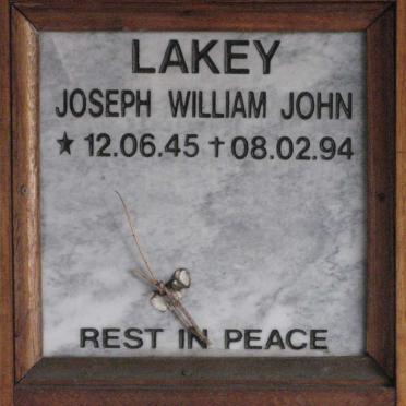 LAKEY Joseph William John 1945-1994