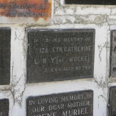 LANEY Elizabeth Catherine nee WOEKE -1964