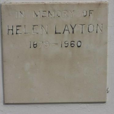 LAYTON Helen 1879-1960