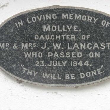 LANCASTER Mollye -1944
