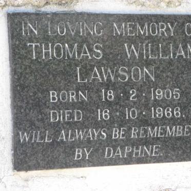 LAWSON Thomas William 1905-1966