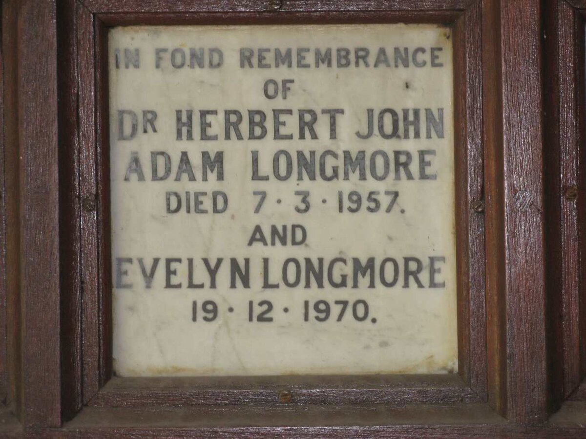 LONGMORE Herbert John Adam -1957 &amp; Evelyn -1970