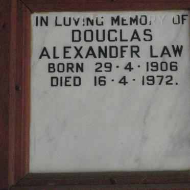 LAW Douglas Alexander 1906-1972