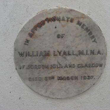 LYALL William -1937