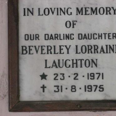 LAUGHTON Beverley Lorraine 1971-1975