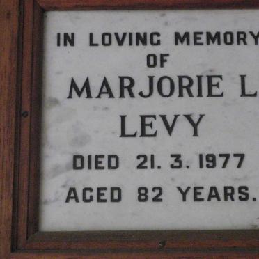 LEVY Marjorie L. -1977