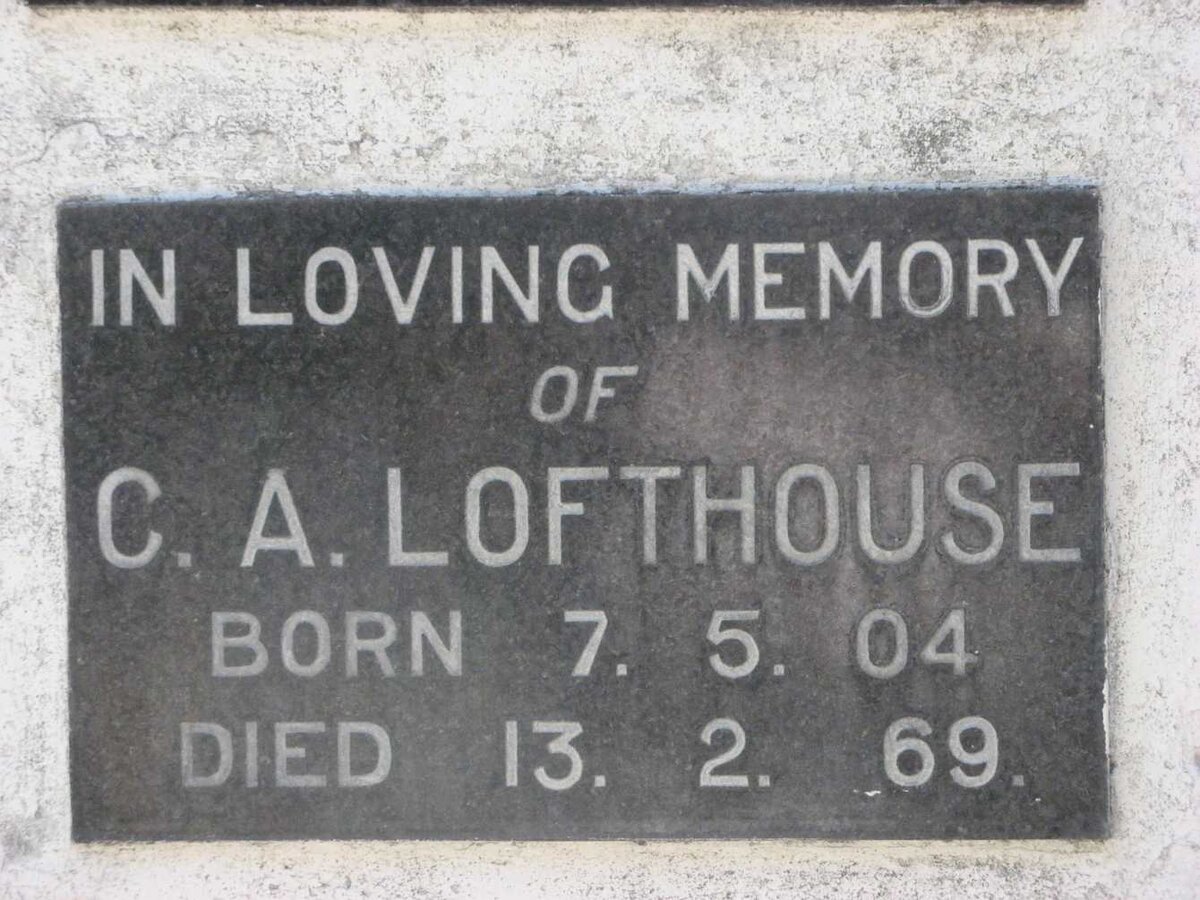 LOFTHOUSE C.A. 1904-1969