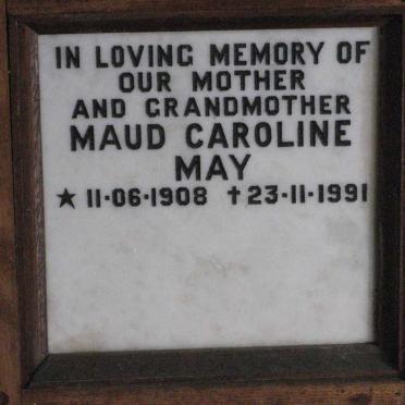 MAY Maud Caroline 1908-1991