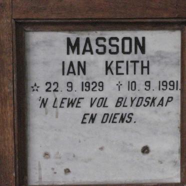 MASSON Ian Keith 1929-1991