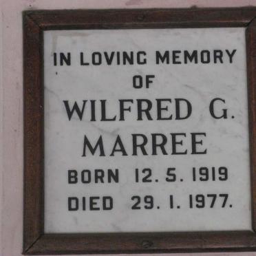 MARREE Wilfred G. 1919-1977