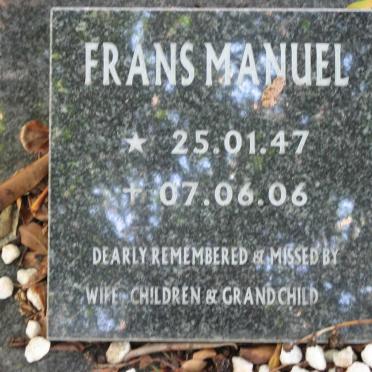 MANUEL Frans 1947-2006