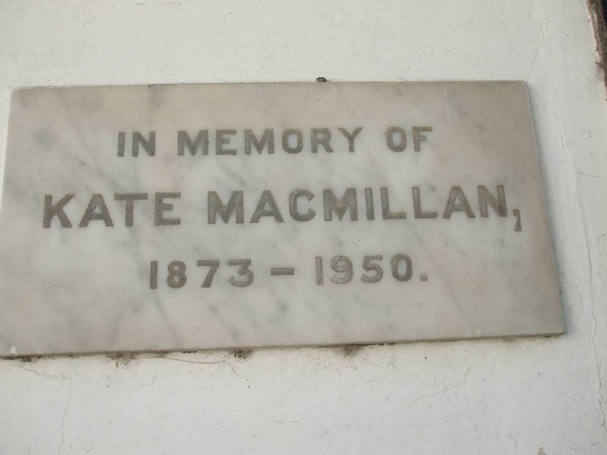 MACMILLAN Kate 1873-1950