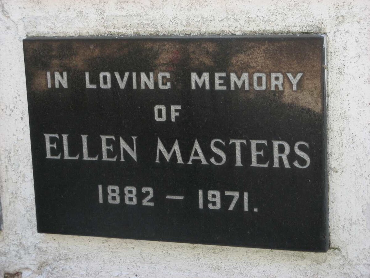 MASTERS Ellen 1882-1971