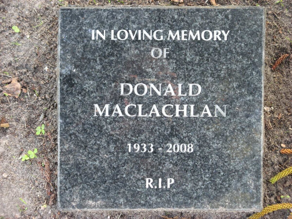 MACLACHLAN Donald 1933-2008