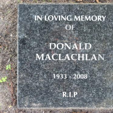 MACLACHLAN Donald 1933-2008