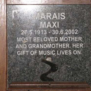 MARAIS Maxi 1913-2002