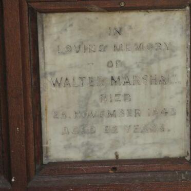 MARSHALL Walter -1949