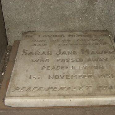 MAWER Sarah Jane -1951