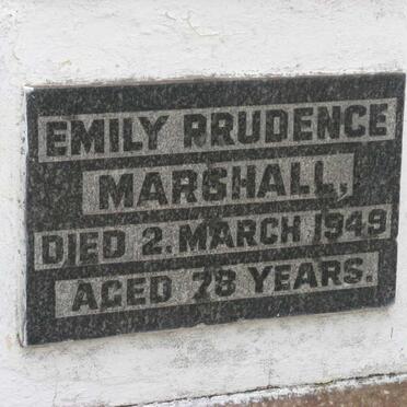 MARSHALL Emily Prudence -1949