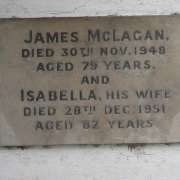 McLAGAN James -1948 &amp; Isabella -1951