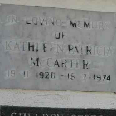 McCARTER Kathleen Patricia 1920-1974