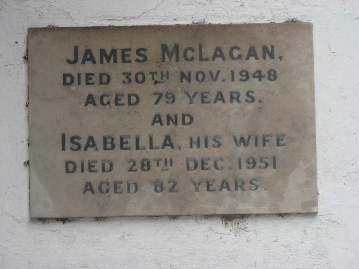 McLAGAN James -1948 &amp; Isabella -1951