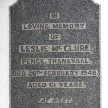 McCLURE Leslie -1946