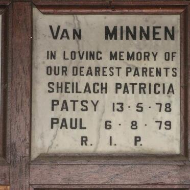MINNEN Paul, van -1979 &amp; Sheilagh Patricia -1978