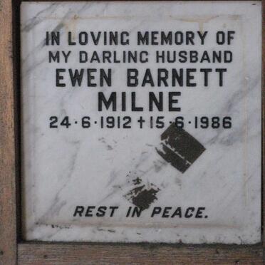 MILNE Ewen Barnett 1912-1986