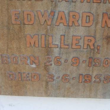 MILLAR Edward N. 1905-1958