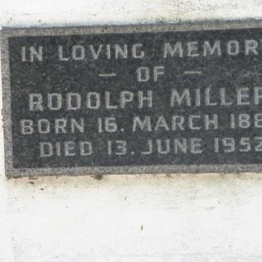 MILLER Rodolph 1880-1952