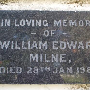 MILNE William Edward -1961