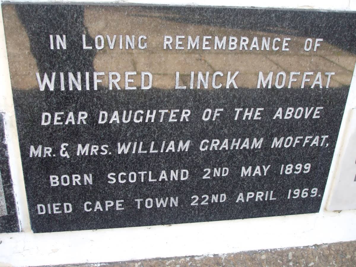 MOFFAT Winifred Linck 1899-1969