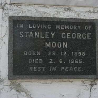 MOON Stanley George 1898-1965