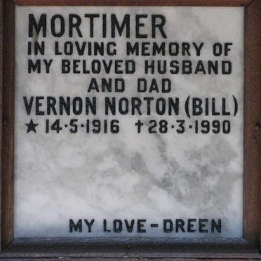 MORTIMER Vernon Norton 1916-1990