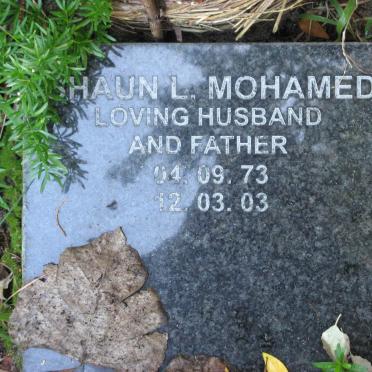 MOHAMED Shaun L. 1973-2003