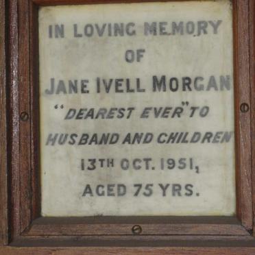 MORGAN Jane Ivell -1951