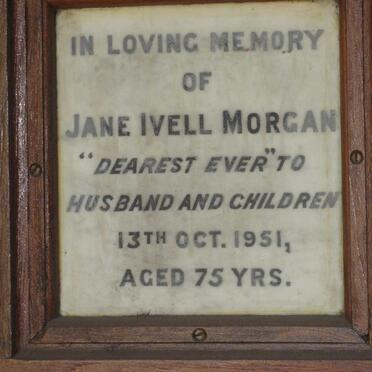 MORGAN Jane Ivell -1951