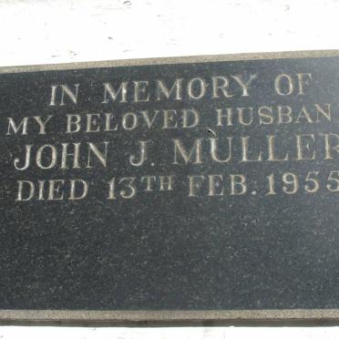 MULLER John J. -1955