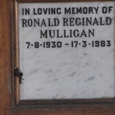 MULLIGAN Ronald Reginald 1930-1983