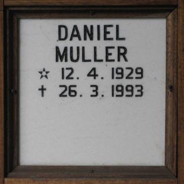 MULLER Daniel 1929-1993