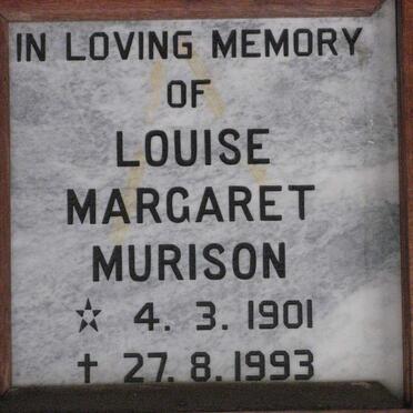 MURISON Louise Margaret 1901-1993