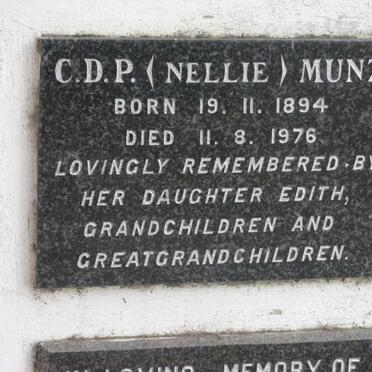 MUNZ C.D.P. 1894-1976