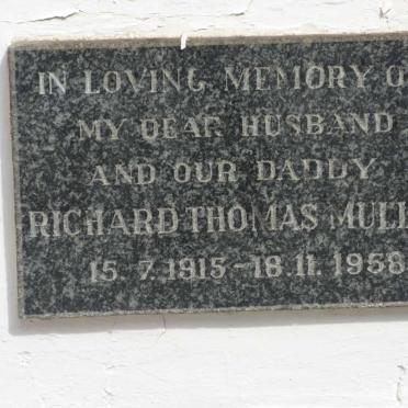 MULLER Richard Thomas 1915-1958