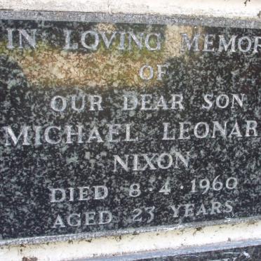 NIXON Michael Leonard -1960