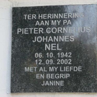 NEL Pieter Cornelius Johannes 1942-2002