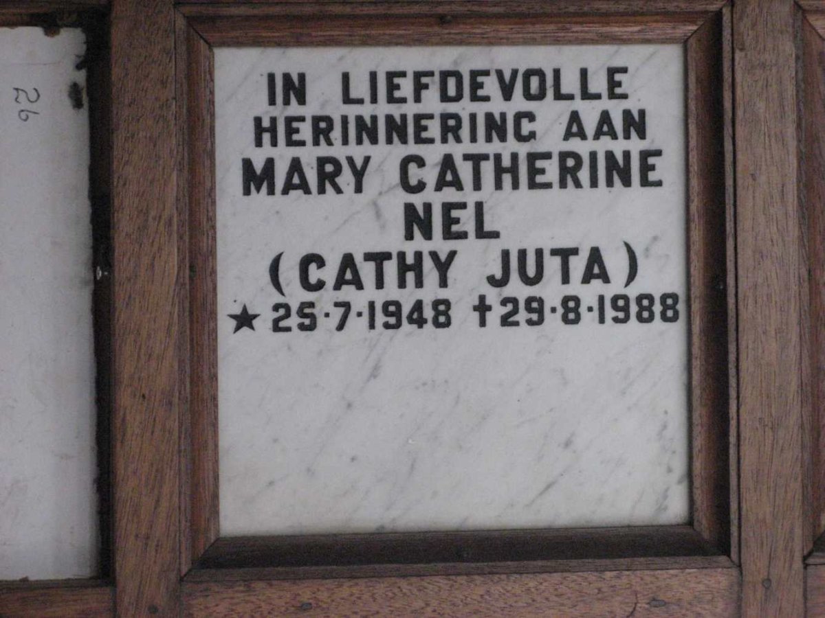 NEL Mary Catherine 1948-1988