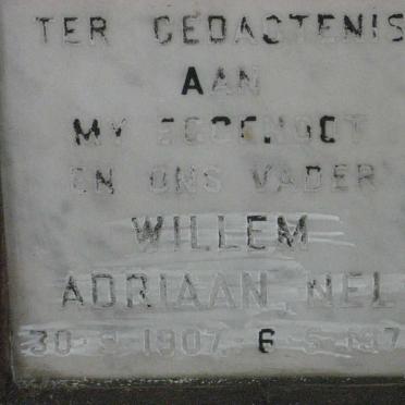 NEL Willem Adriaan 1907-1979